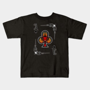 G.O.N. CARD DECK (ACE O' CLUBS) Kids T-Shirt